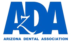 The image features a logo with the text  AZA  prominently displayed, suggesting an association related to Arizona dental professionals.